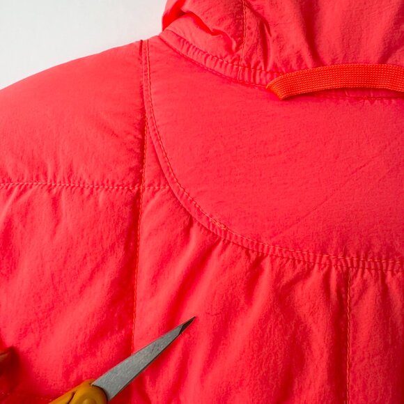 NWT Free People Pippa Packable Puffer Jacket Neon Coral FP Movement Medium - Picture 7 of 12